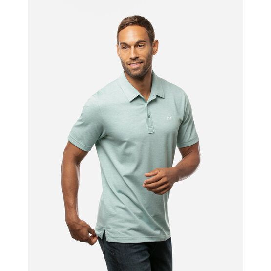 TravisMathew THE ZINNA Halbarm Polo hellgrün