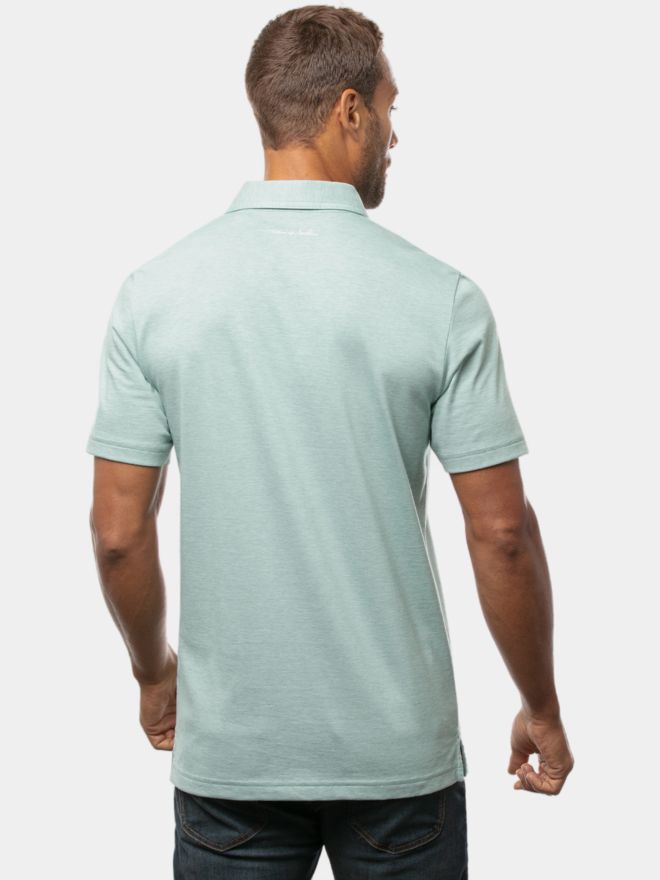 TravisMathew THE ZINNA Halbarm Polo hellgrün