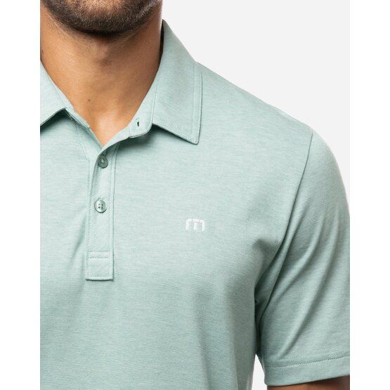 TravisMathew THE ZINNA Halbarm Polo hellgrün