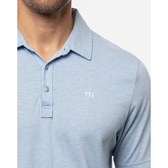 TravisMathew THE ZINNA Halbarm Polo hellblau