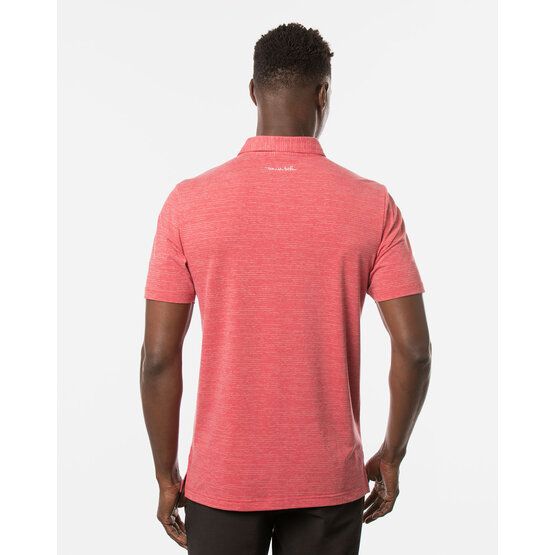 TravisMathew  THE HEATER half-sleeve polo red