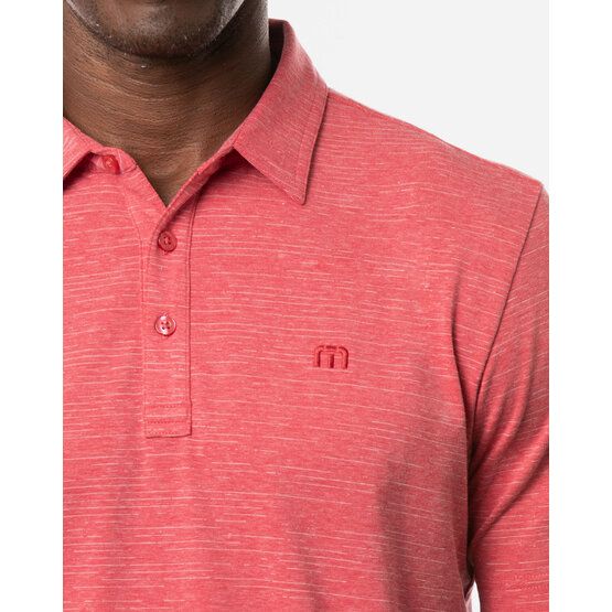 TravisMathew  THE HEATER half-sleeve polo red