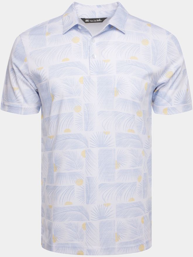 TravisMathew SUN GUILT Halbarm Polo hellblau