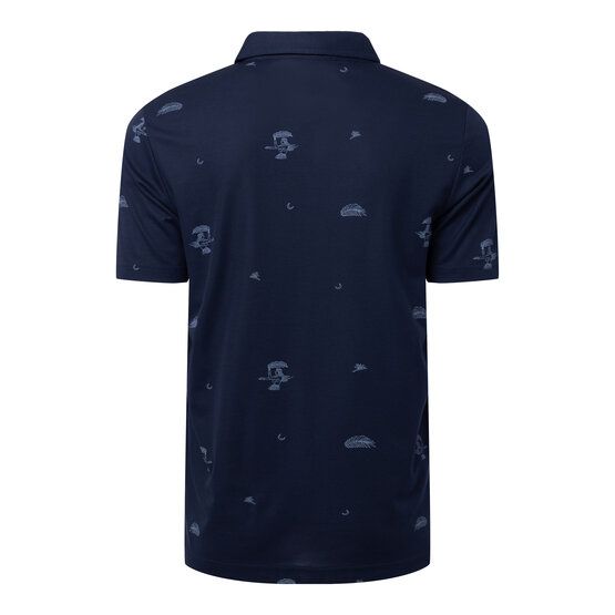 TravisMathew  BEACH CREATURE half-sleeve polo navy