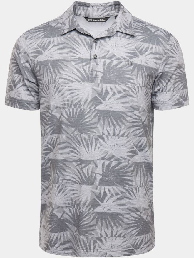 TravisMathew SIGN HERE Halbarm Polo hellgrau