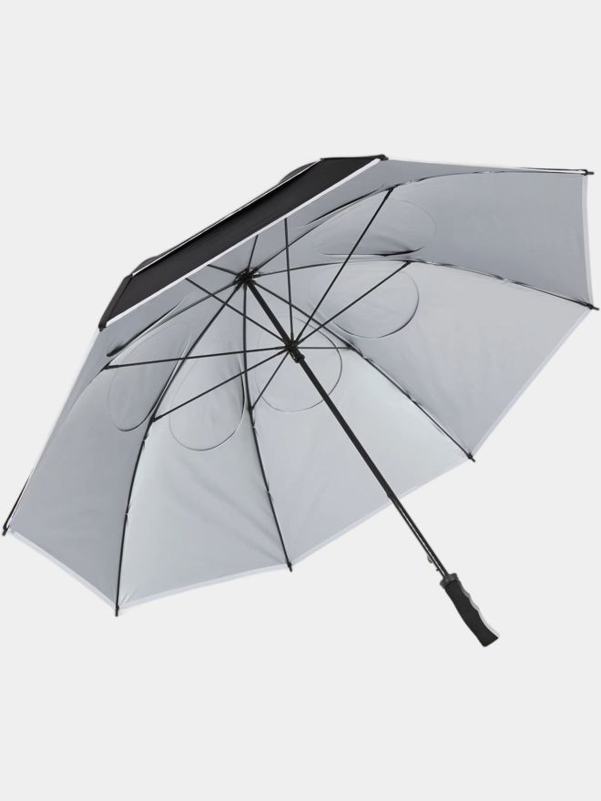 Titleist Tour Double Canopy UV Regenschirm schwarz