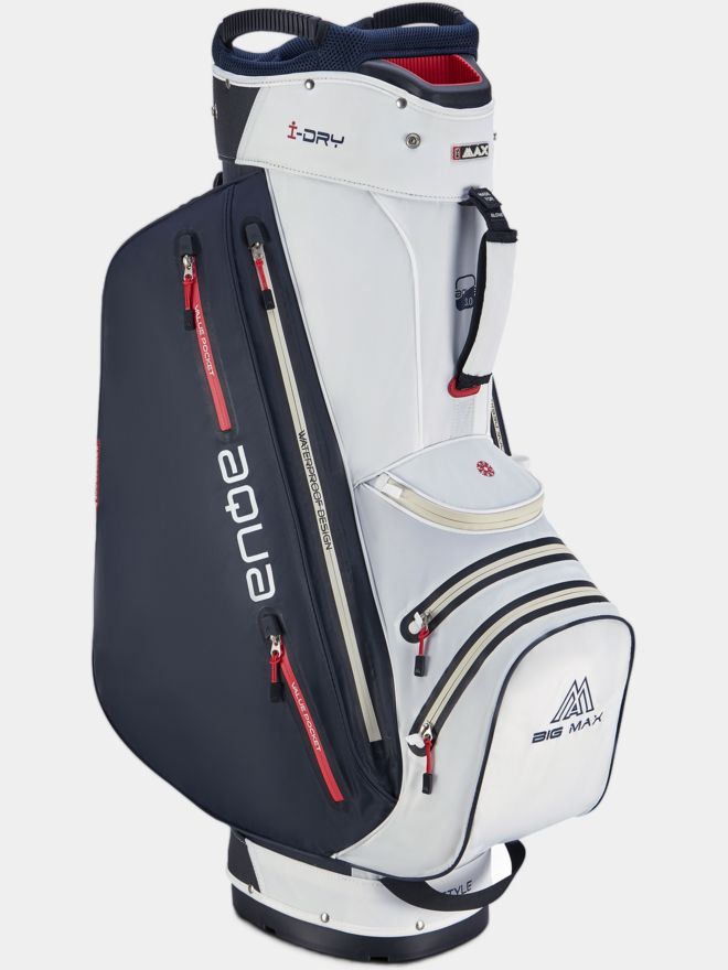 Big Max Aqua Style 4 Cartbag weiß-blau