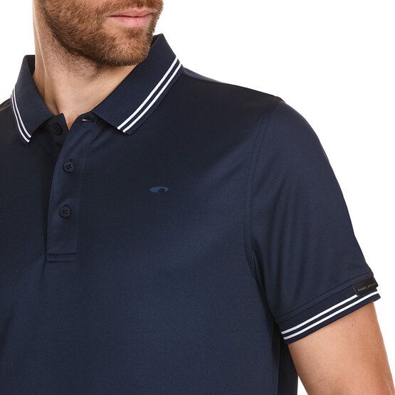 Daniel Springs Funktions Halbarm Polo navy