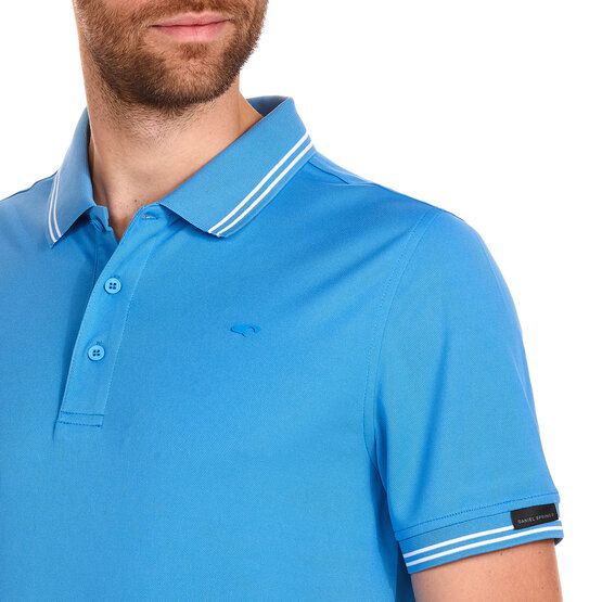 Daniel Springs  Functional half-sleeved polo light blue