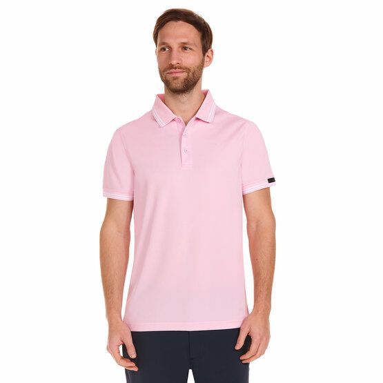 Daniel Springs  Functional half-sleeved polo pink