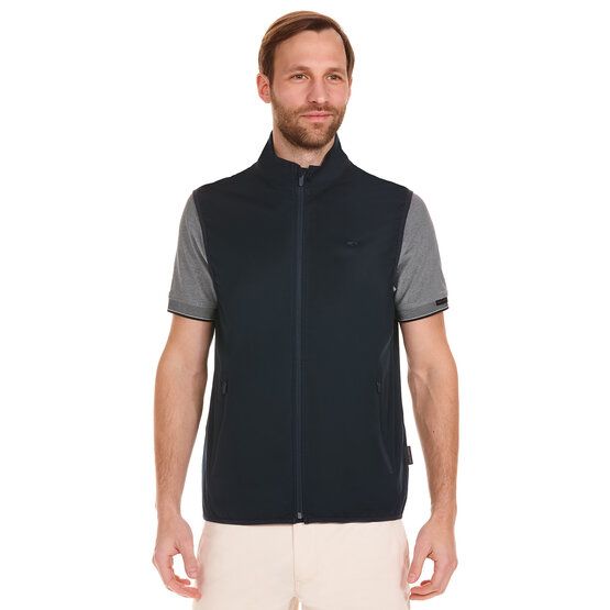 Daniel Springs  Lightweight, water-repellent windstopper vest navy