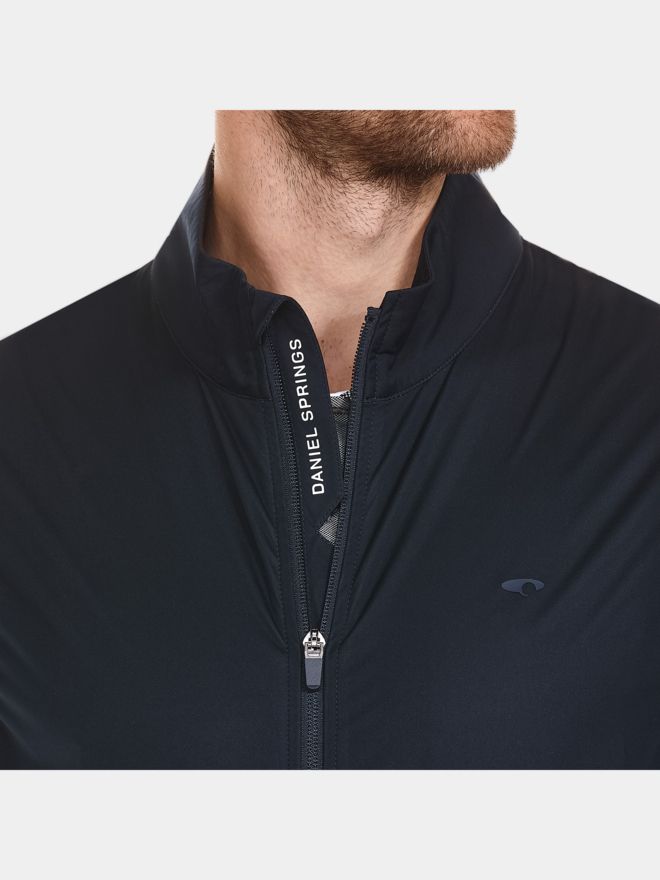 Daniel Springs Leichte, wasserabweisende Windstopp Weste navy