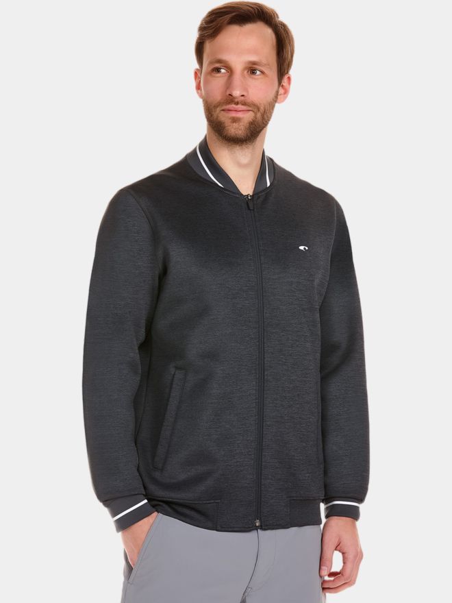 Daniel Springs Sporty Power Stretch Jacke dunkelgrau melange