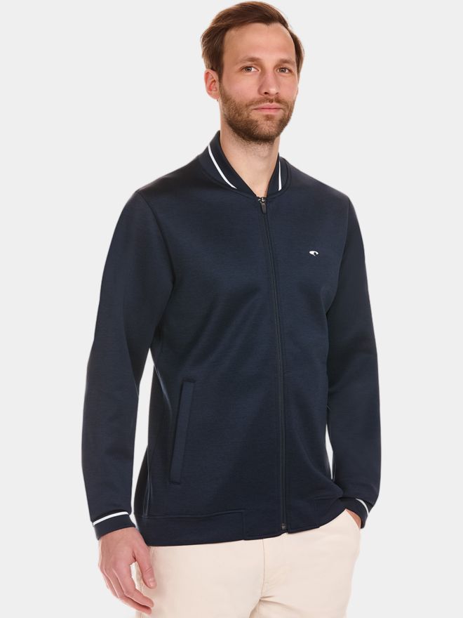 Daniel Springs Sportovní bunda Power Stretch námořnická modrá