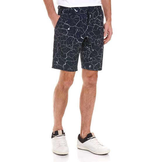 Daniel Springs Funktions Druck Bermuda Hose navy