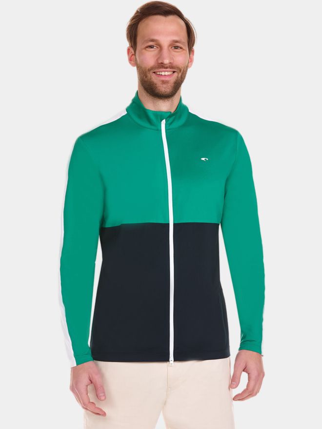 Daniel Springs Colourblock Power Stretch Jacke grün