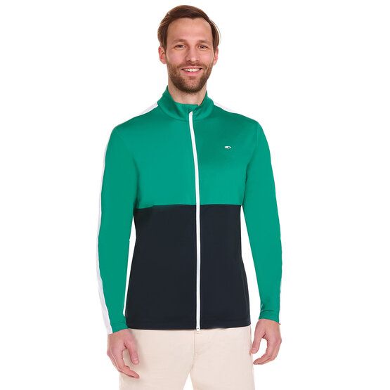 Daniel Springs  Colorblock Power Stretch Jacket green