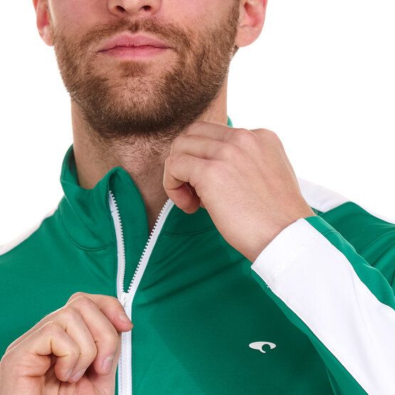 Daniel Springs  Colorblock Power Stretch Jacket green