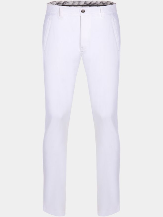 Daniel Springs white Pants lang Hose weiß