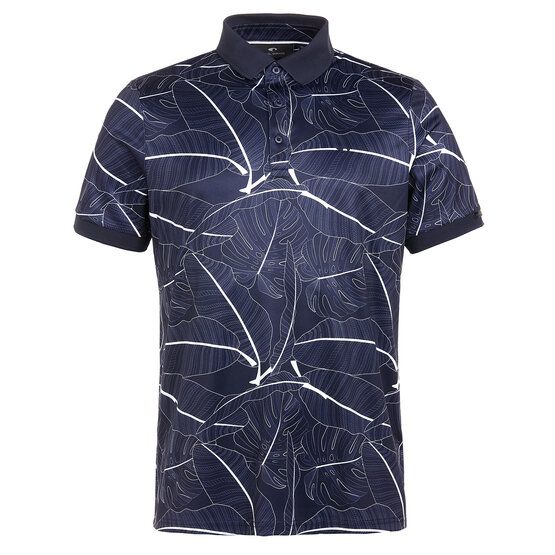 Daniel Springs repeated print polo Halbarm Polo navy