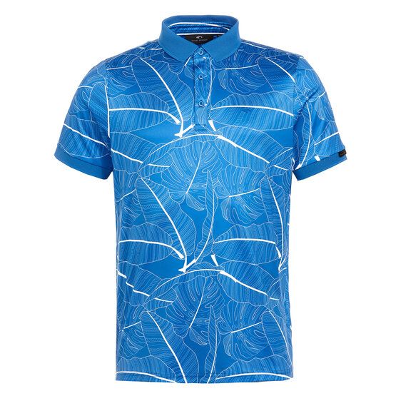 Daniel Springs repeated print polo Halbarm Polo royal