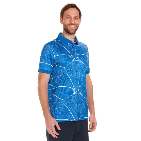 Daniel Springs repeated print polo Halbarm Polo royal