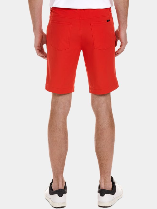 Daniel Springs Stretch Bermuda Hose rot