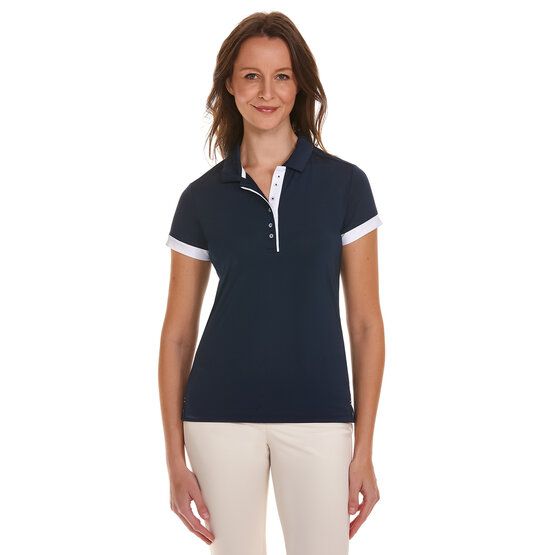 Valiente  Functional half-sleeved polo navy