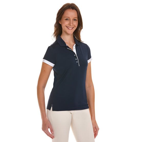 Valiente  Functional half-sleeved polo navy