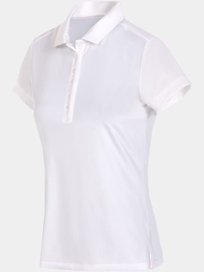 Valiente Funktions Halbarm Polo weiß