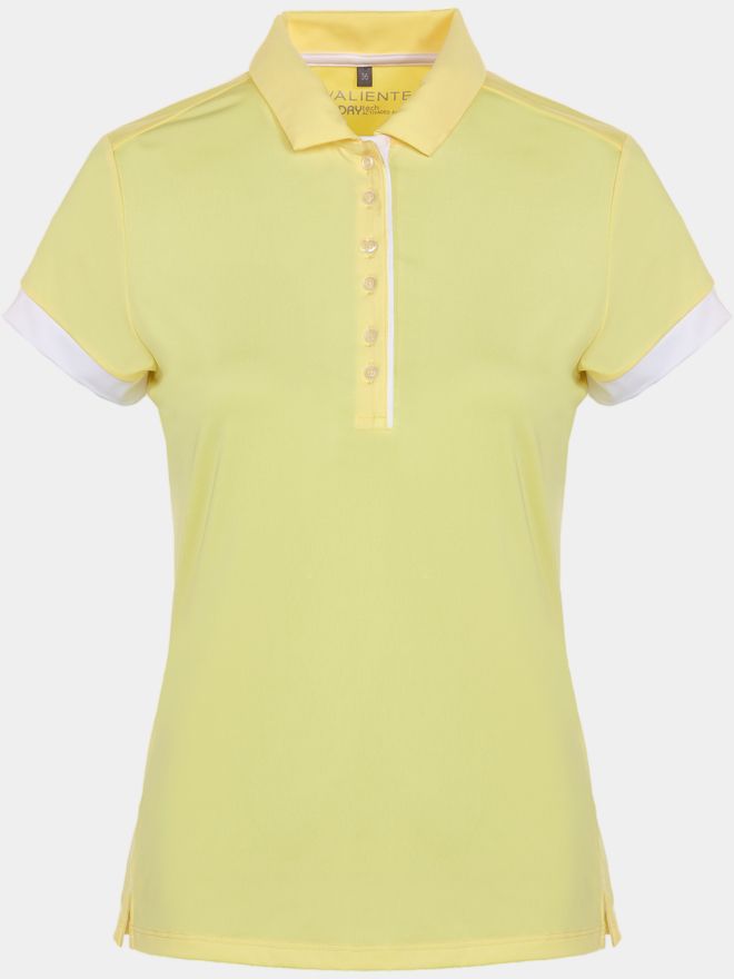 Valiente Funktions Halbarm Polo gelb