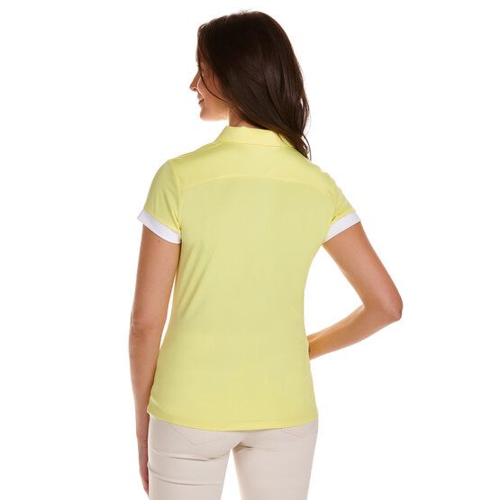 Valiente  Functional half-sleeved polo yellow