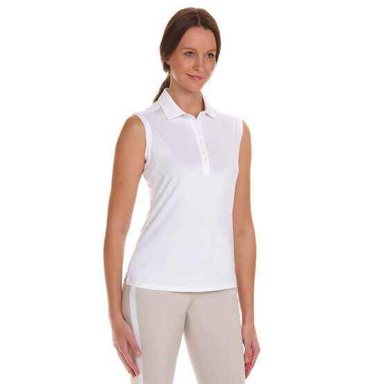 Valiente  Functional sleeveless polo white