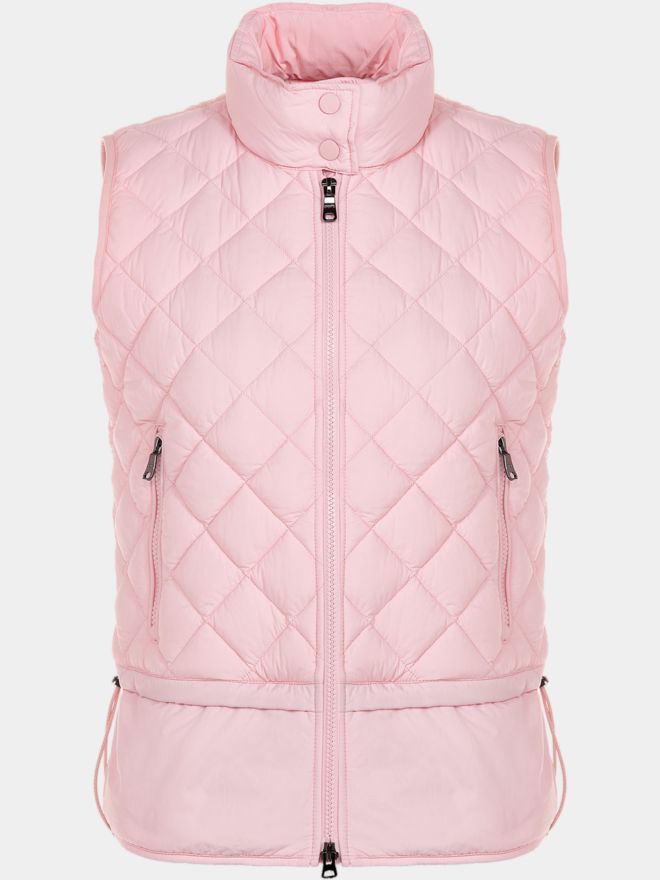 Valiente Karo-Stepp Thermo Weste rosa