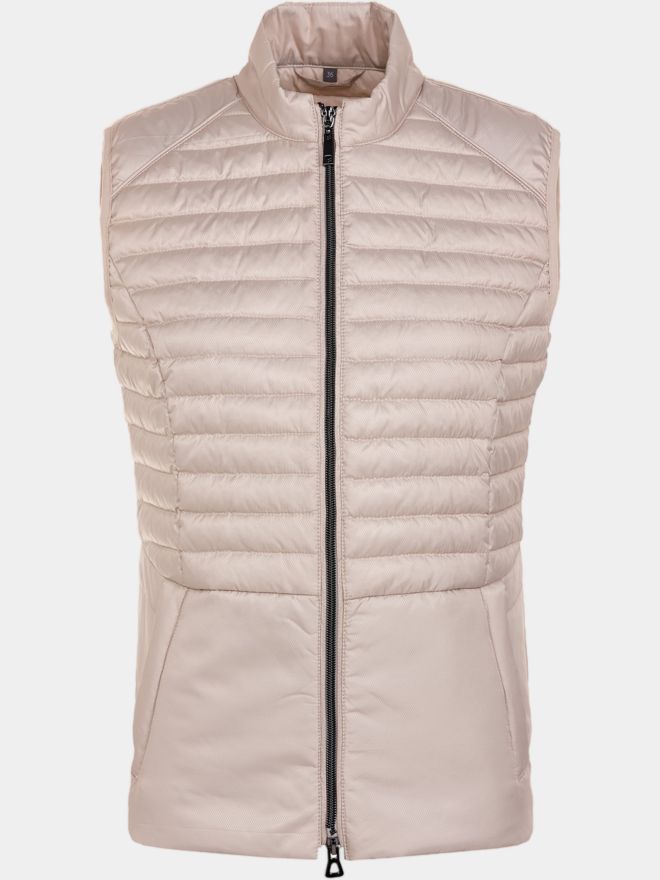 Valiente Quilted thermal vest beige