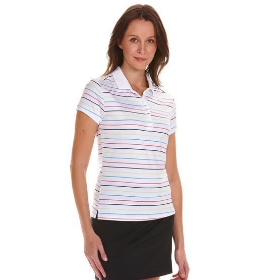 Valiente  Stripe print half-sleeve polo striped