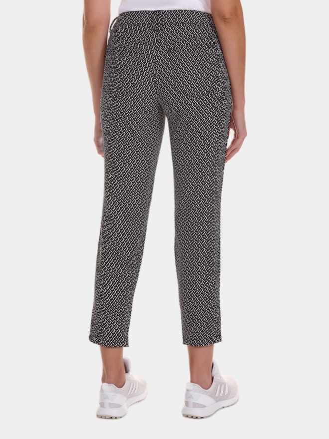 Valiente DARIA 5-Pocket Stretch Druck 7/8 Hose schwarz