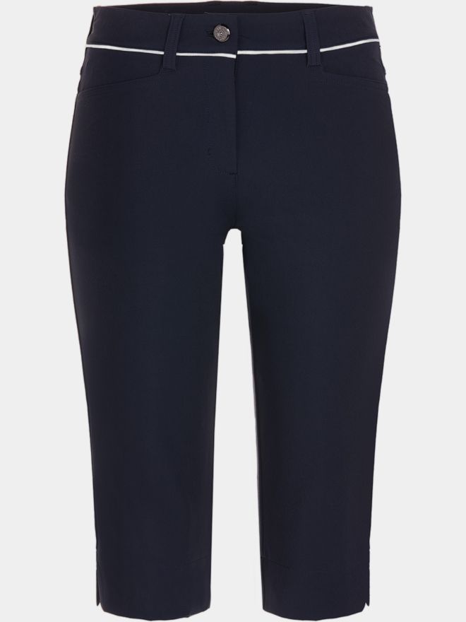 Valiente JULIE Kontrastpiping Capri Hose navy