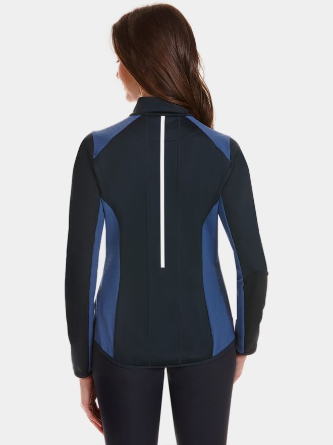 Valiente Atmungsaktive Waben- Stretch Jacke navy