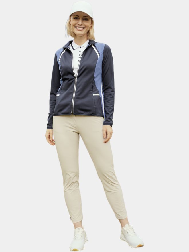 Valiente Atmungsaktive Waben- Stretch Jacke navy