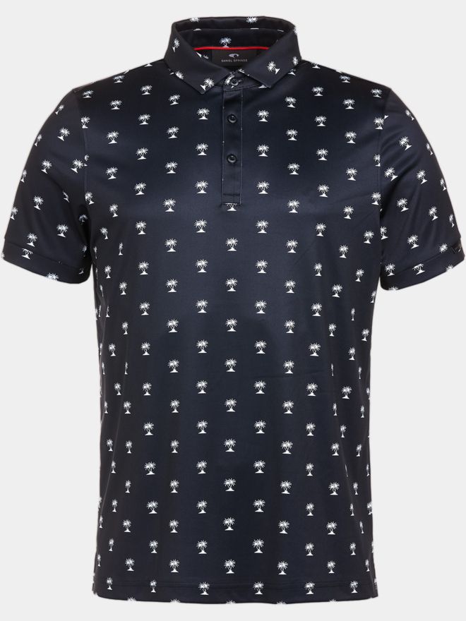 Daniel Springs Funkční polo s krátkým rukávem černá