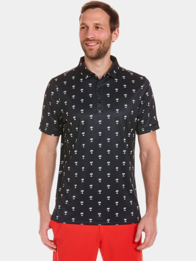 Daniel Springs Funkční polo s krátkým rukávem černá