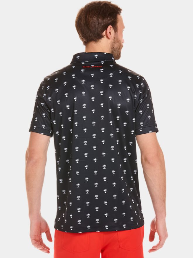 Daniel Springs Funkční polo s krátkým rukávem černá