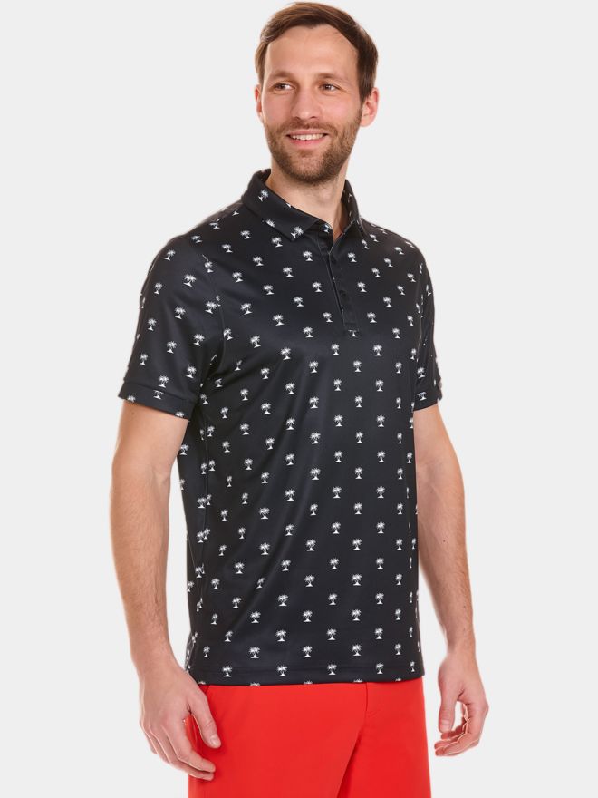 Daniel Springs Funkční polo s krátkým rukávem černá