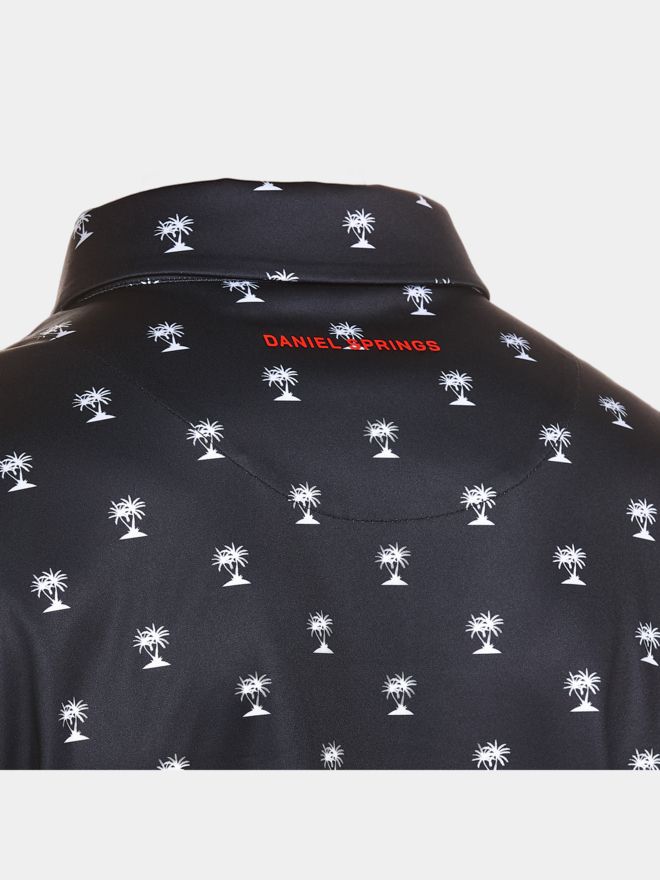 Daniel Springs Funkční polo s krátkým rukávem černá