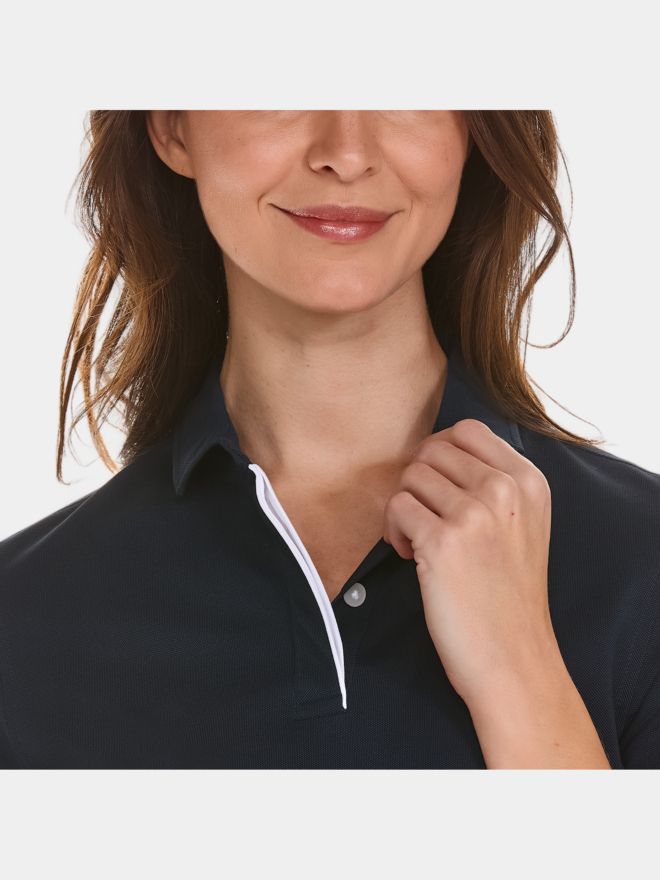 Valiente Halbarm Polo navy