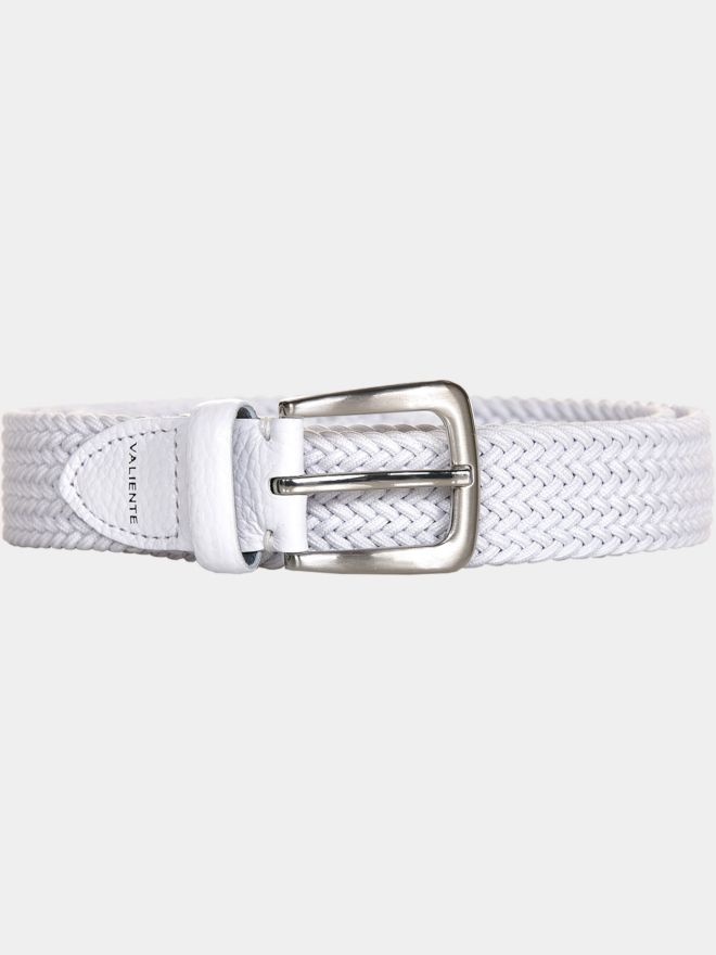 Valiente Flecht Gürtel Accessoires weiß