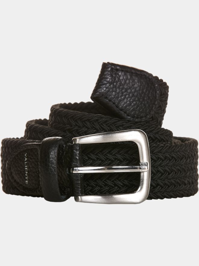 Valiente Flecht Gürtel Accessoires schwarz