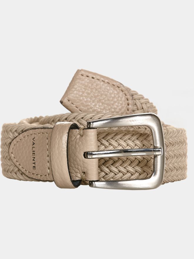 Valiente Flecht Gürtel Accessoires beige