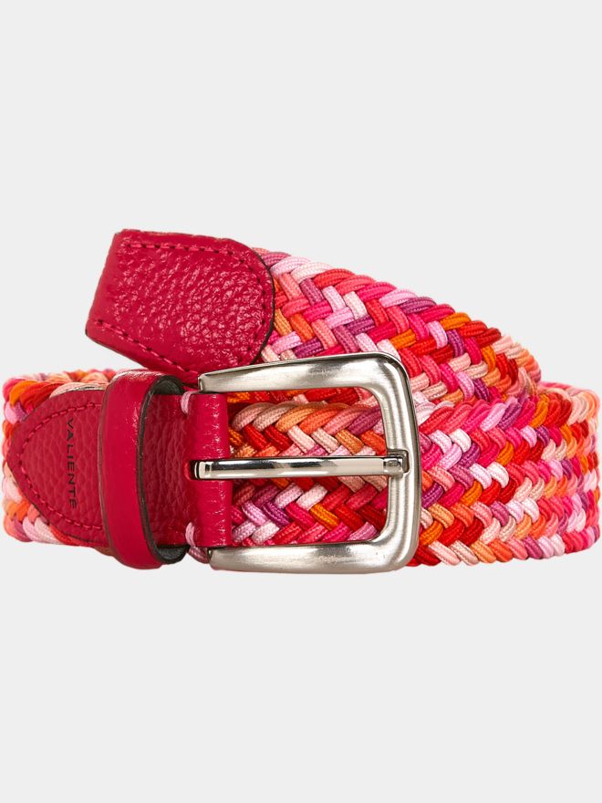Valiente Flecht Gürtel Accessoires pink
